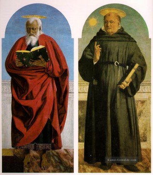 Polyptichon von Saint Augustine 2 Italienischen Renaissance Humanismus Piero della Francesca Ölgemälde